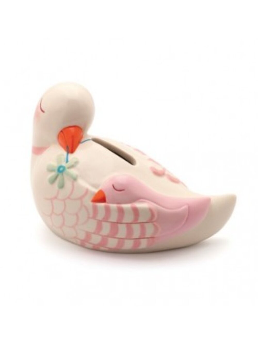 Djeco Ceramic Coin Bank Under My Wing Money Box (Tirelire) New in Box